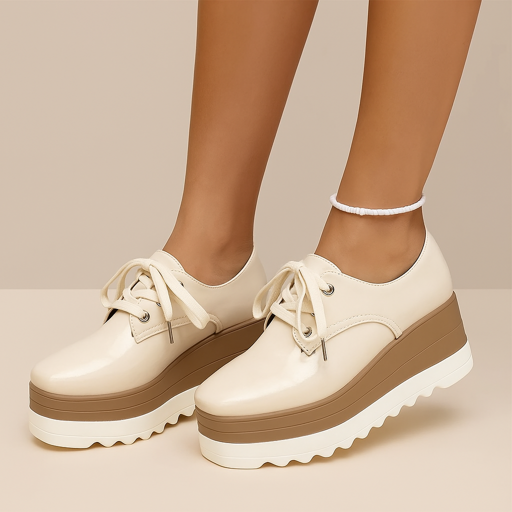 Hazel | Women's Lace-Up Orthopedic Platform Shoes