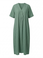 Sienna | Women's Casual V-Neck Midi Dress