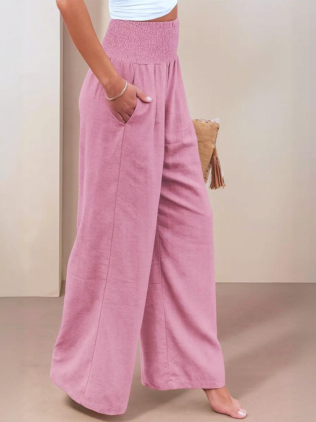 Dune | Women High Waist Wide Leg Pants