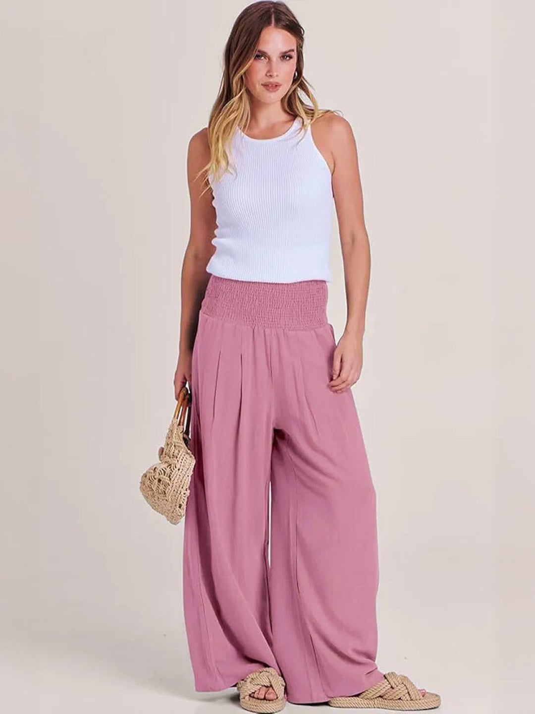 Dune | Women High Waist Wide Leg Pants