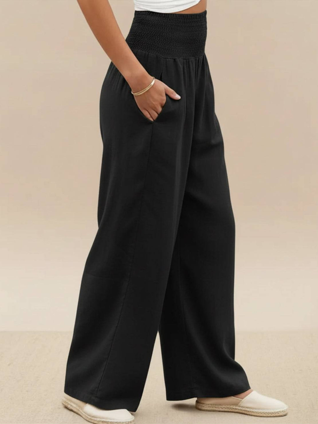 Dune | Women High Waist Wide Leg Pants