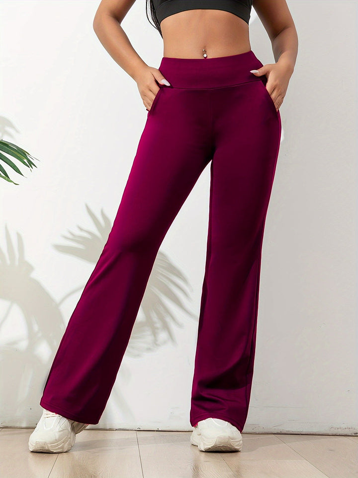 Serena | Women's Flared Stretch Sports Trousers