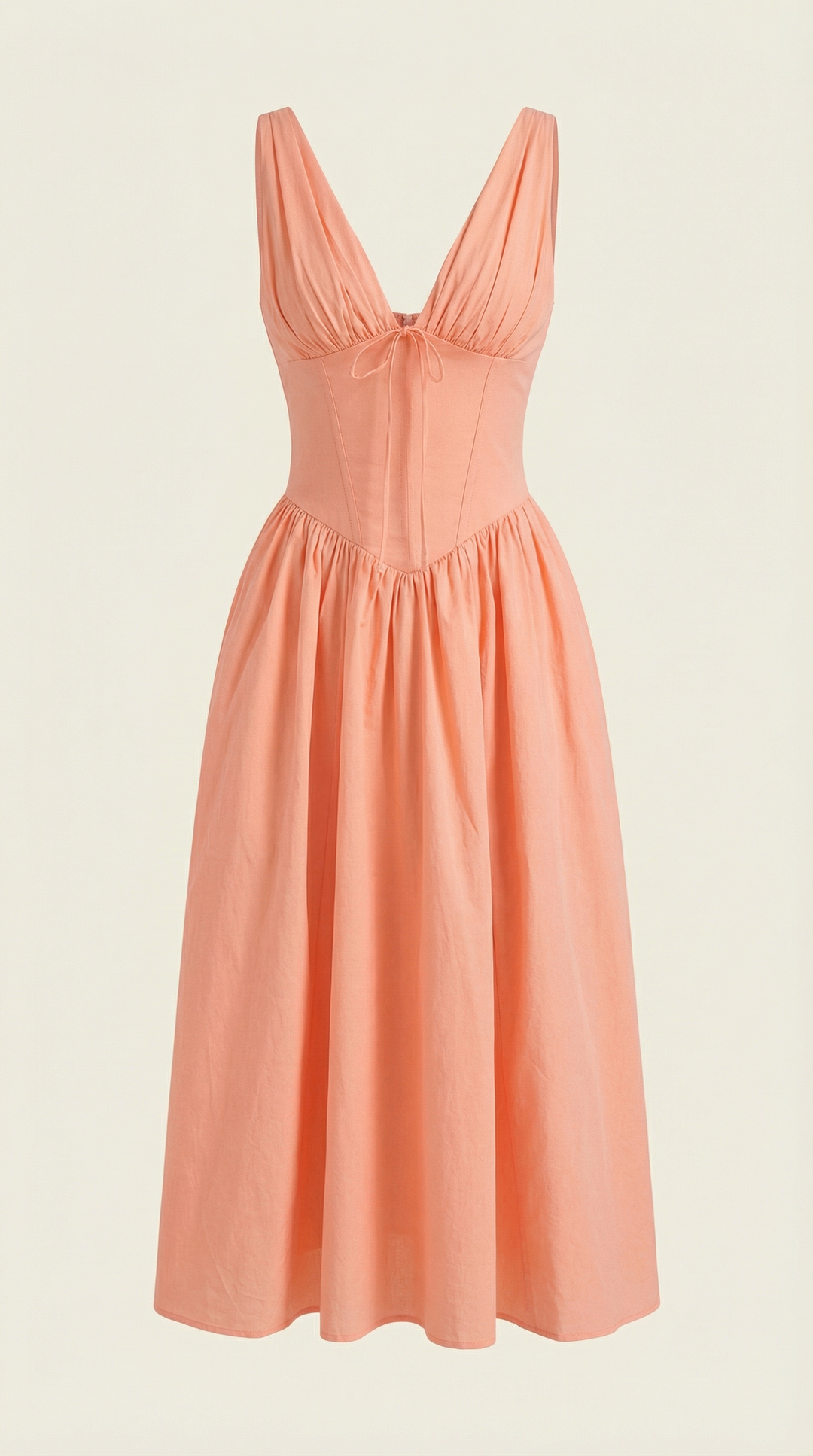 Cassiopeia | Women Plunge Midi Dress