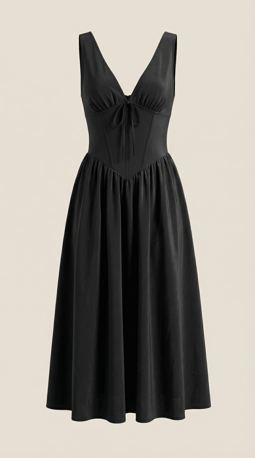Cassiopeia | Women Plunge Midi Dress