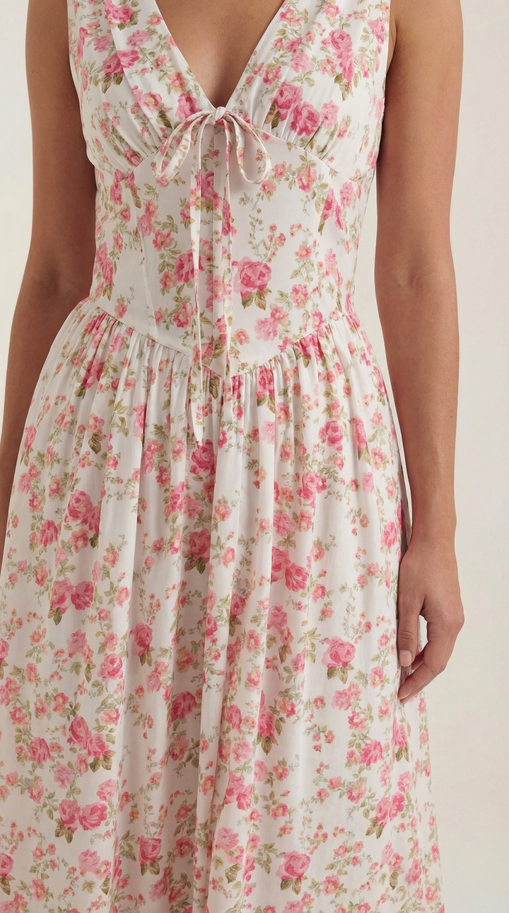 Cassiopeia | Women Plunge Midi Dress