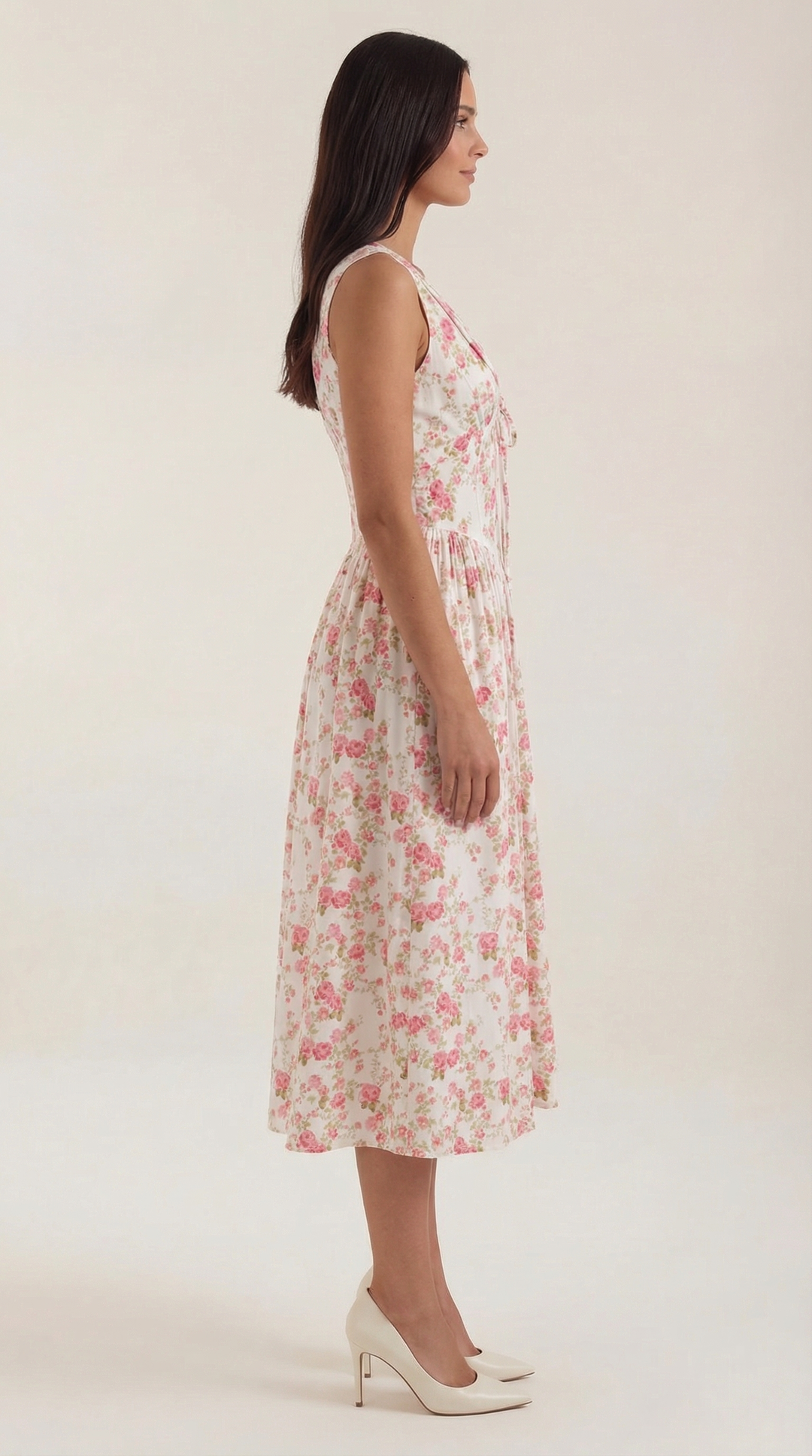 Cassiopeia | Women Plunge Midi Dress