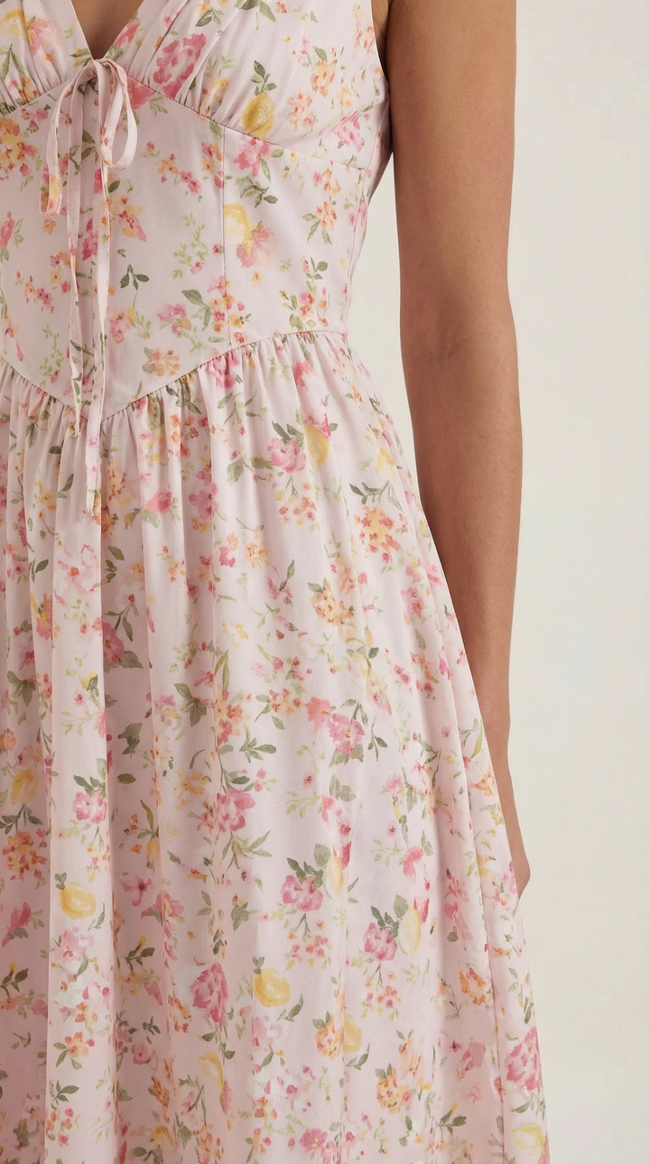 Cassiopeia | Women Plunge Midi Dress