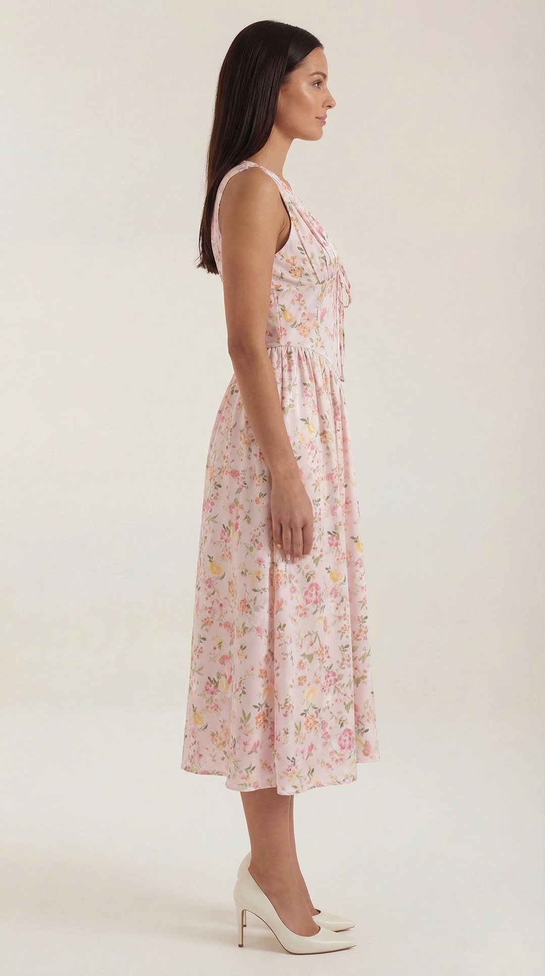 Cassiopeia | Women Plunge Midi Dress