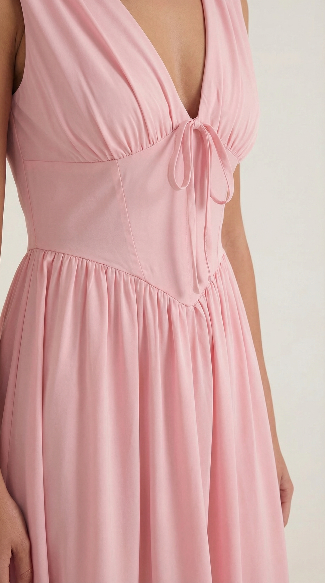 Cassiopeia | Women Plunge Midi Dress