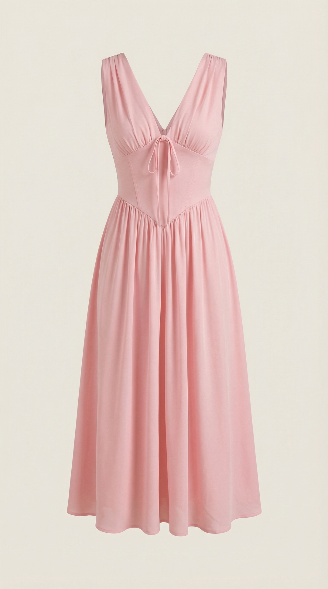 Cassiopeia | Women Plunge Midi Dress