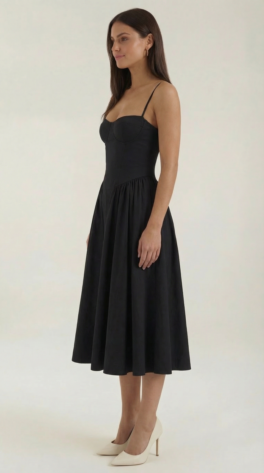 Odette | Women Corset Midi Dress
