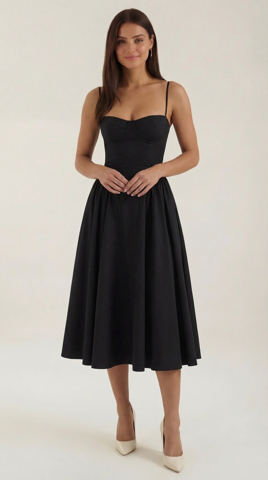 Odette | Women Corset Midi Dress