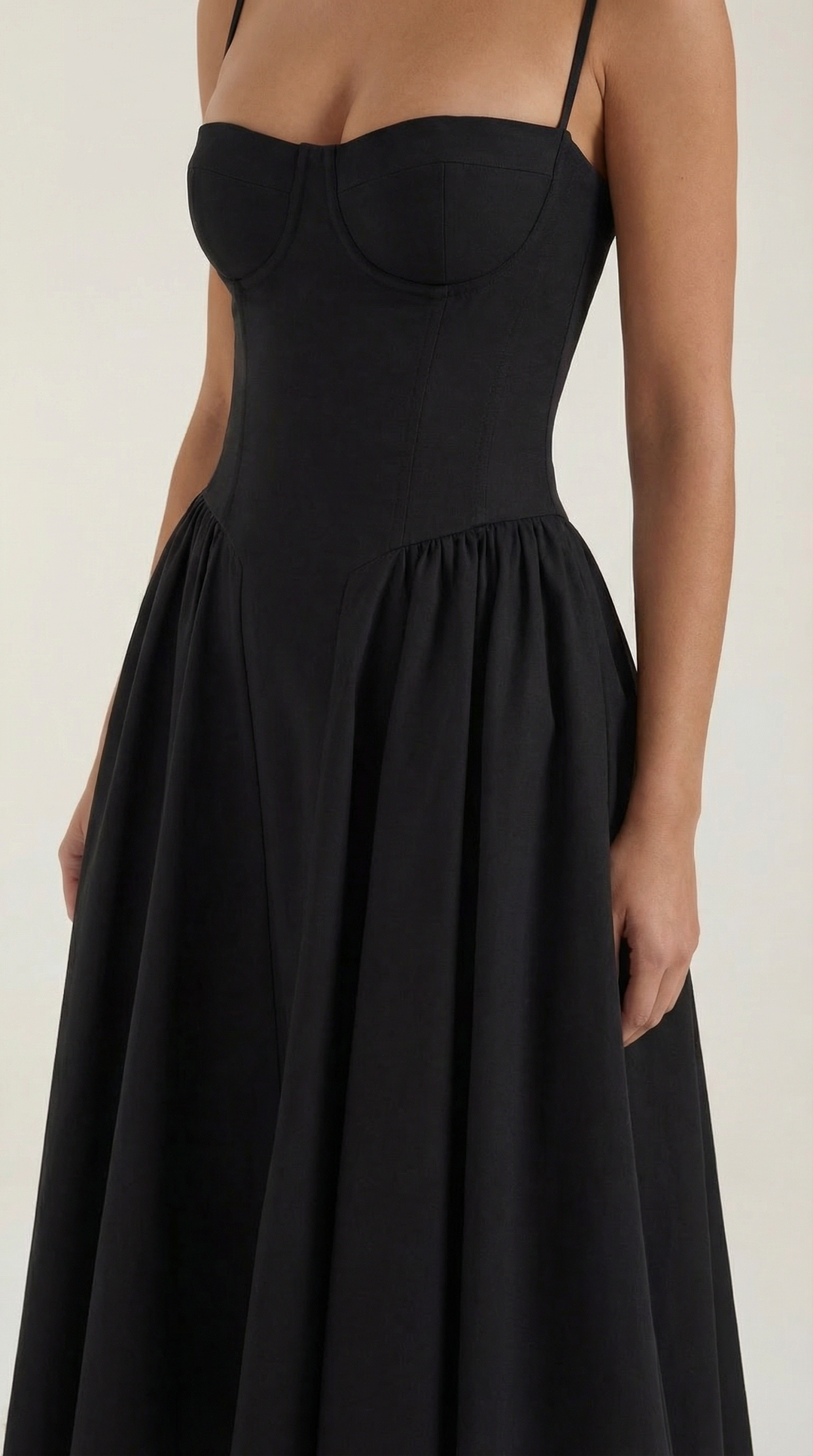 Odette | Women Corset Midi Dress