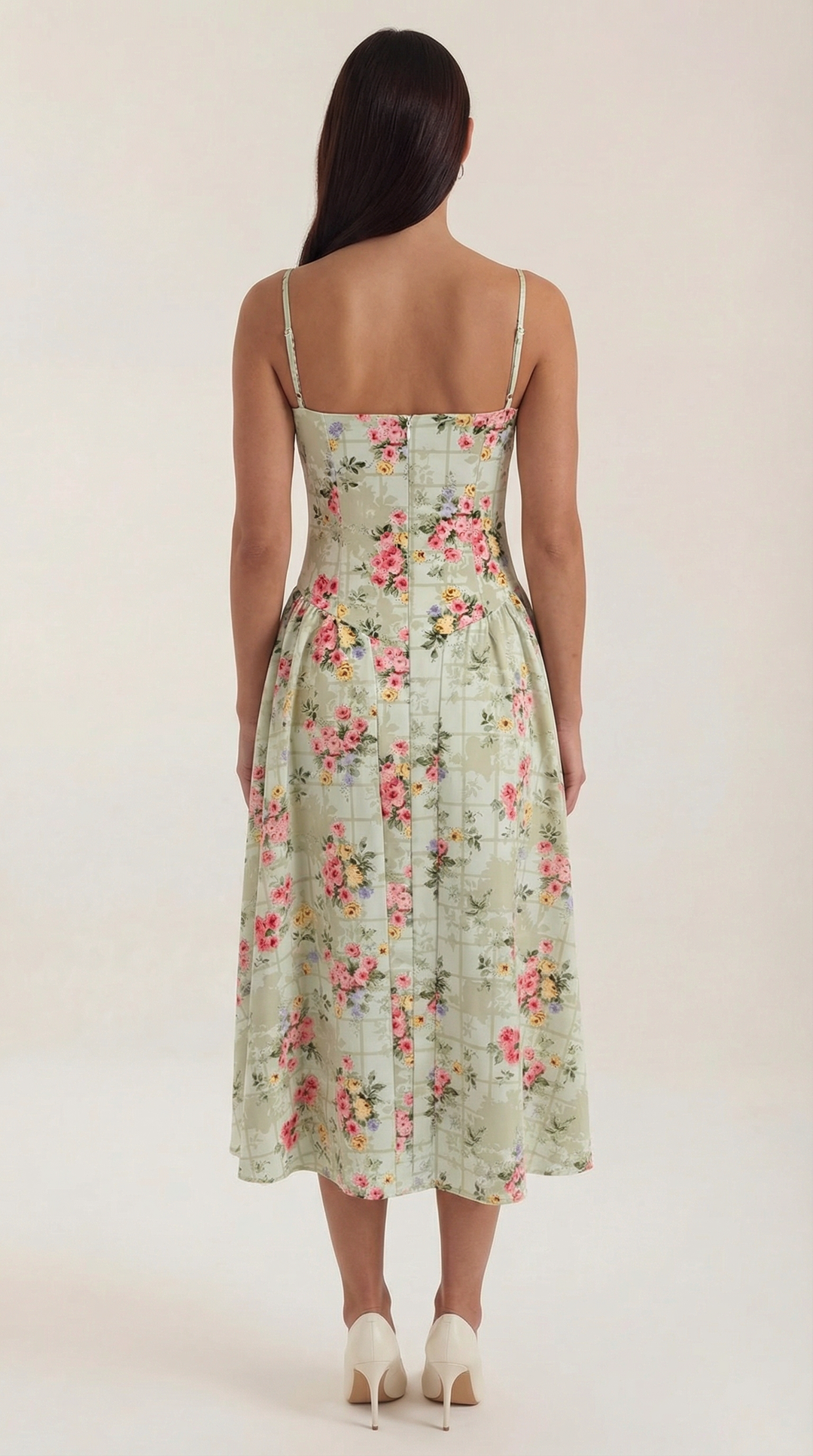 Odette | Women Corset Midi Dress