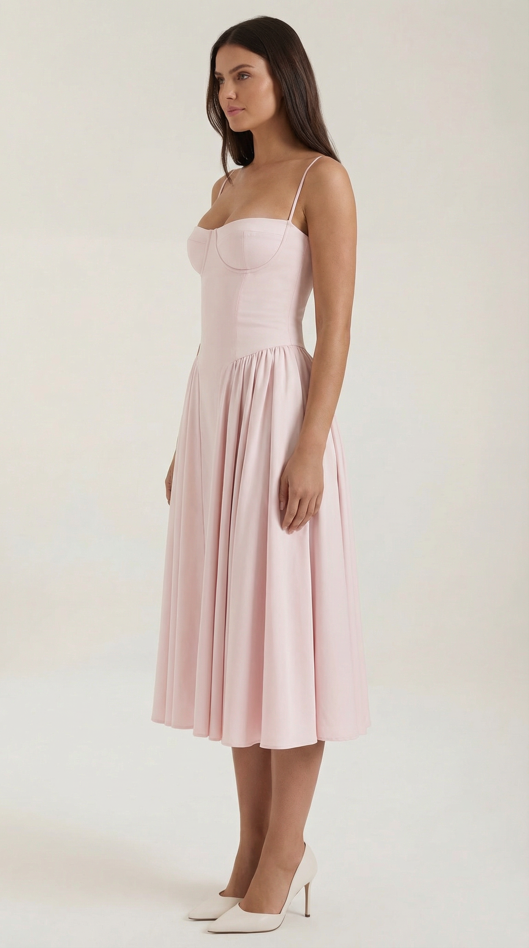 Odette | Women Corset Midi Dress