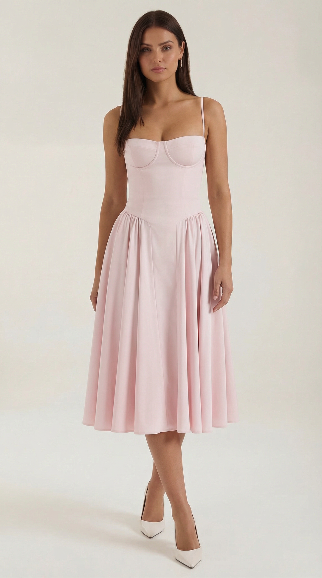Odette | Women Corset Midi Dress