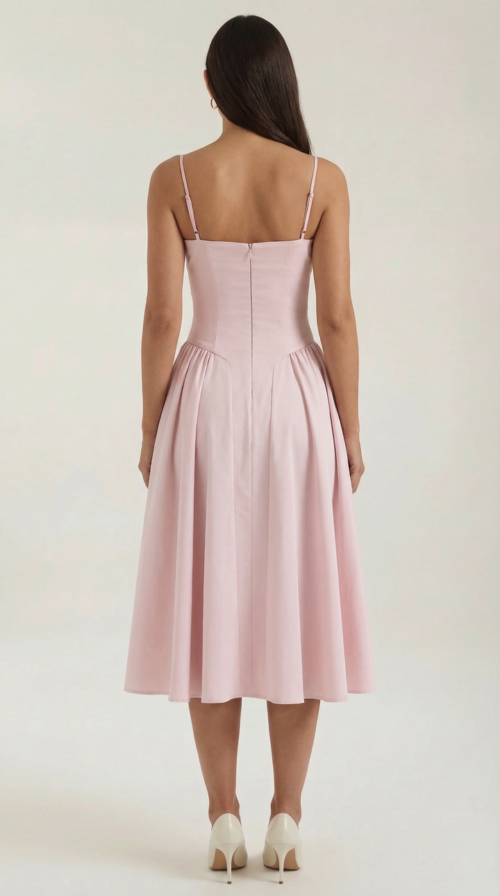 Odette | Women Corset Midi Dress