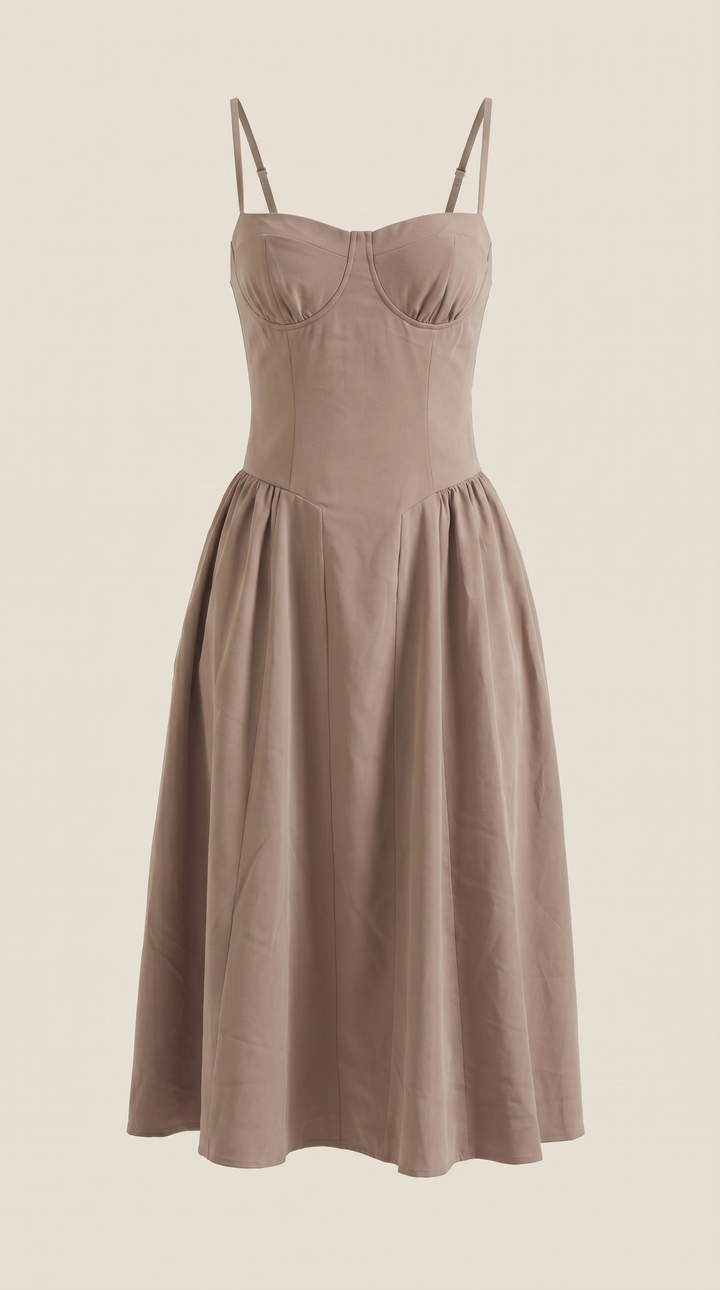 Odette | Women Corset Midi Dress