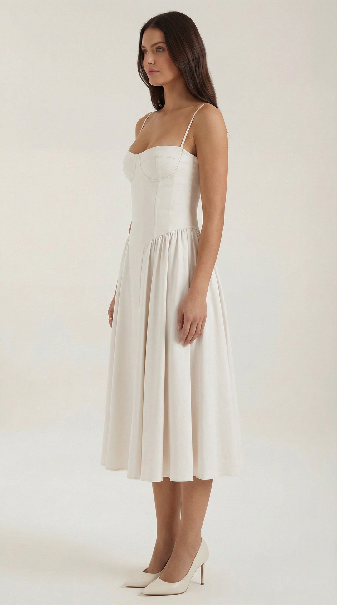 Odette | Women Corset Midi Dress