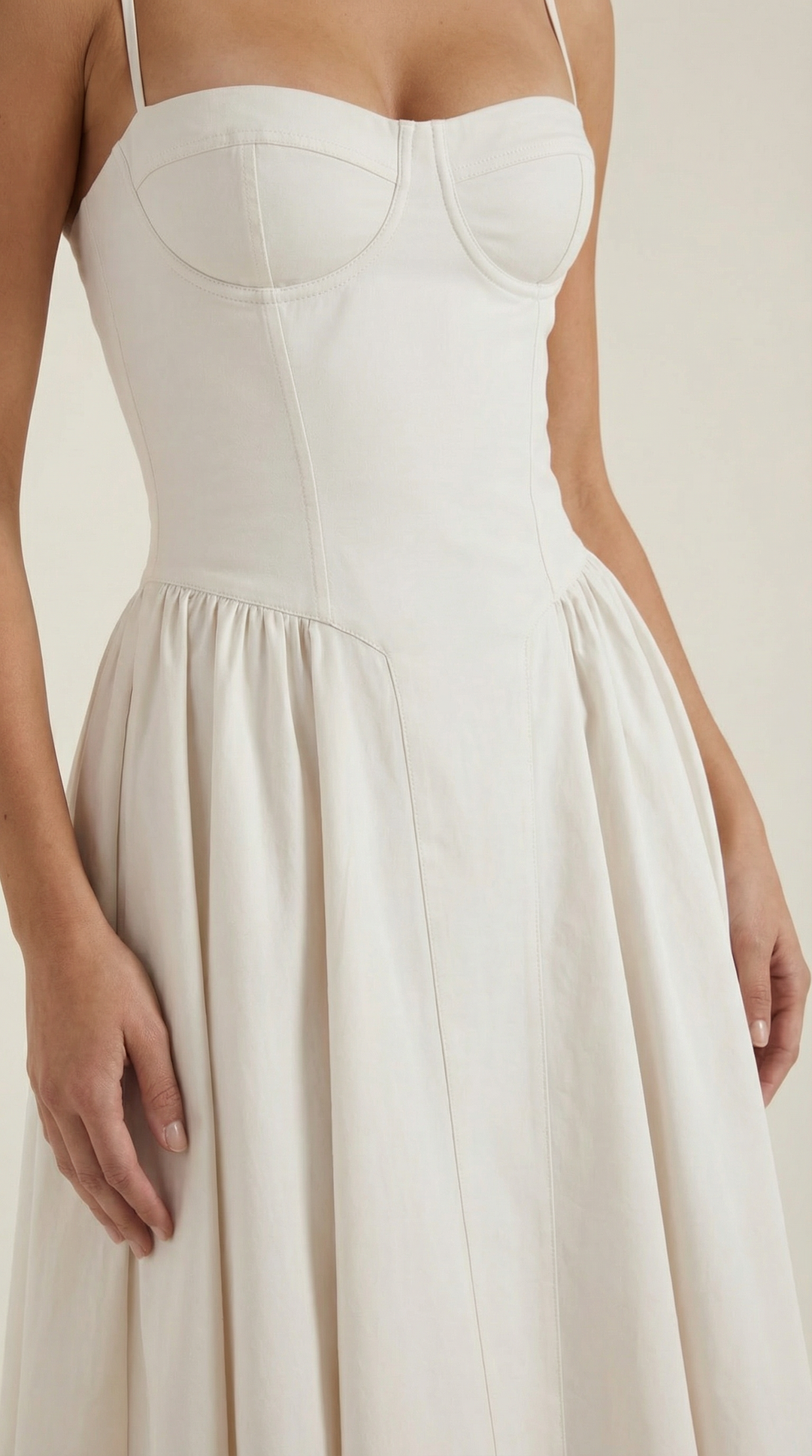 Odette | Women Corset Midi Dress