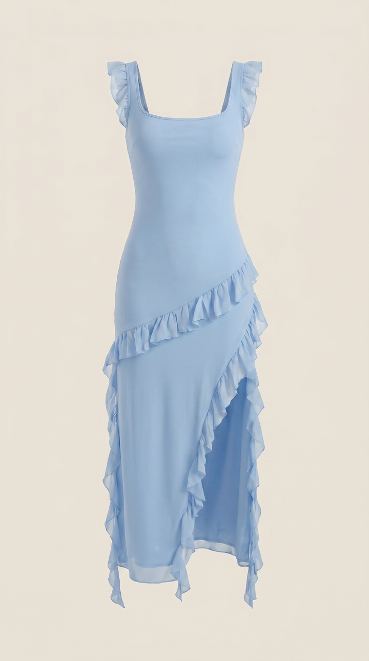 Susan | Women Ruffled Maxi Dress