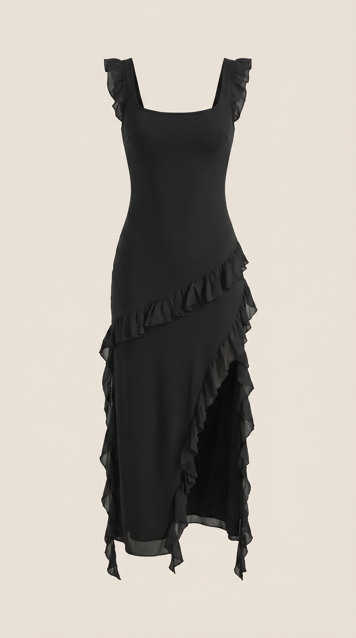 Susan | Women Ruffled Maxi Dress