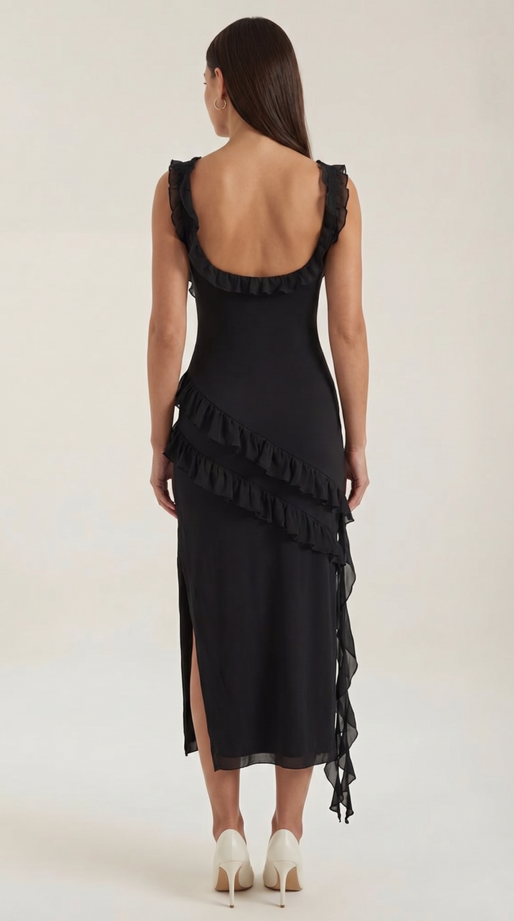 Susan | Women Ruffled Maxi Dress