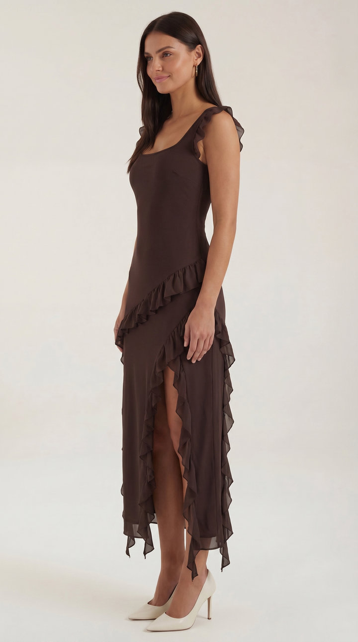 Susan | Women Ruffled Maxi Dress