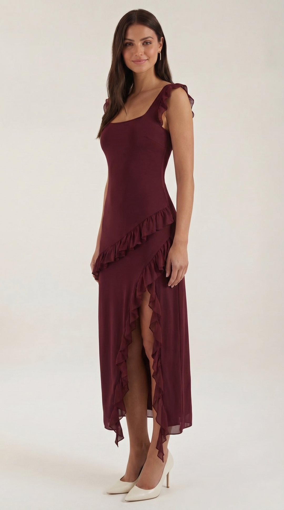 Susan | Women Ruffled Maxi Dress