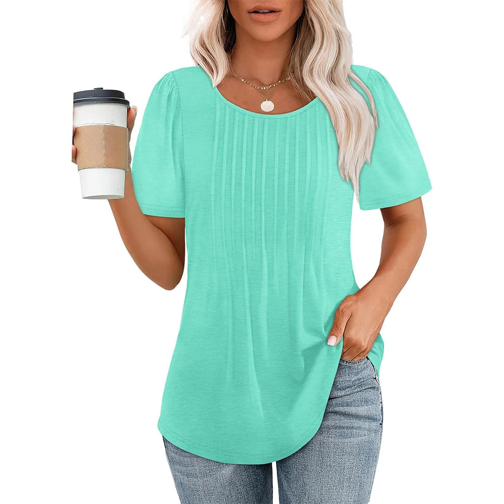Sienna | Women Short Sleeve Round Neck Top
