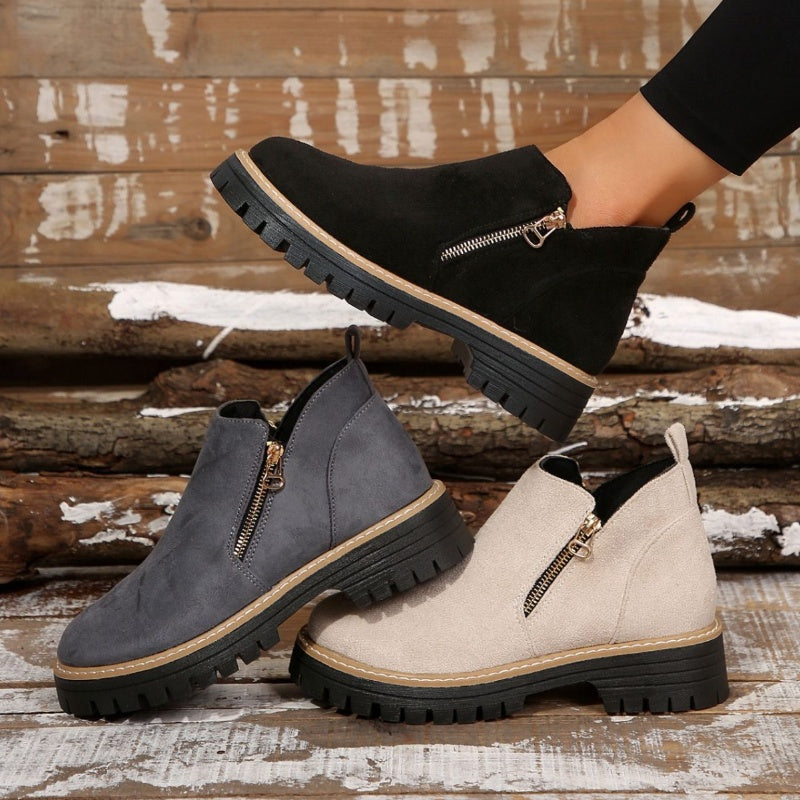 Liora | Women's Ankle Zip Boots
