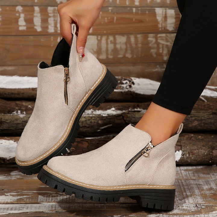Liora | Women's Ankle Zip Boots