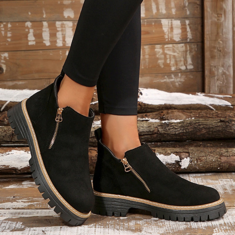 Liora | Women's Ankle Zip Boots