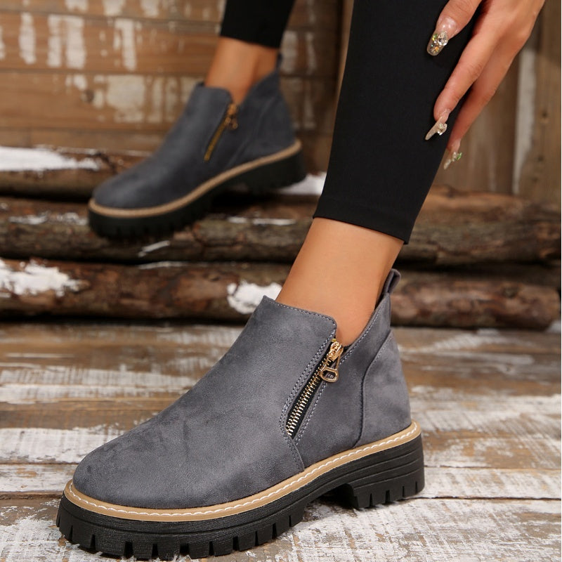 Liora | Women's Ankle Zip Boots