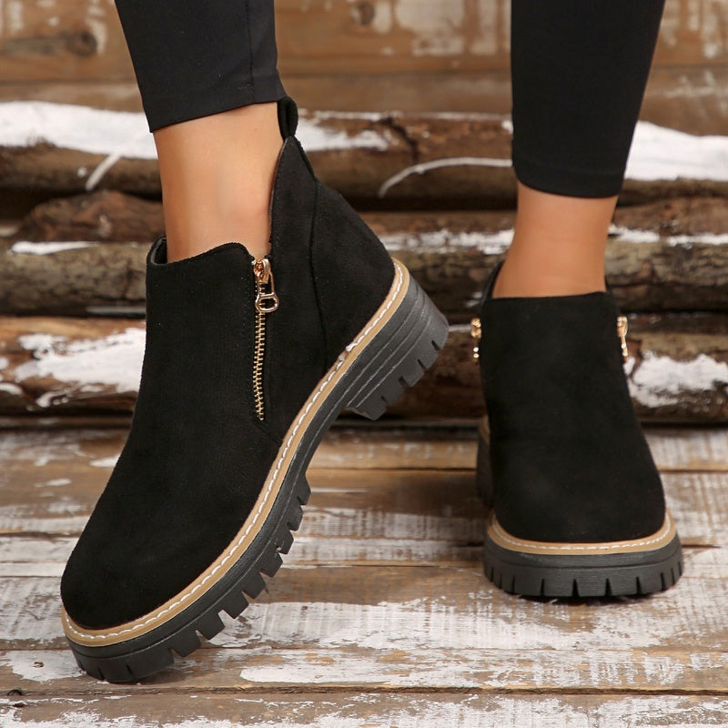 Liora | Women's Ankle Zip Boots
