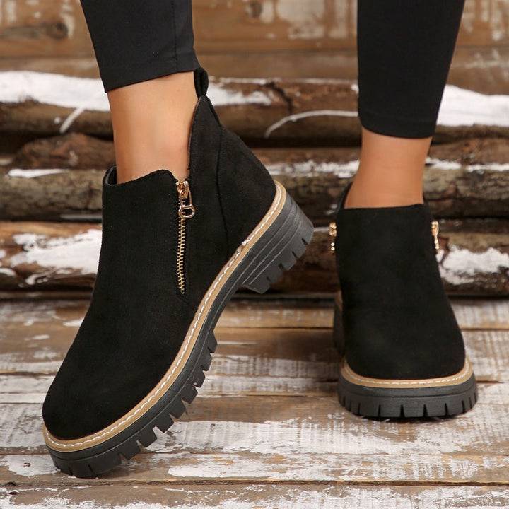Liora | Women's Ankle Zip Boots