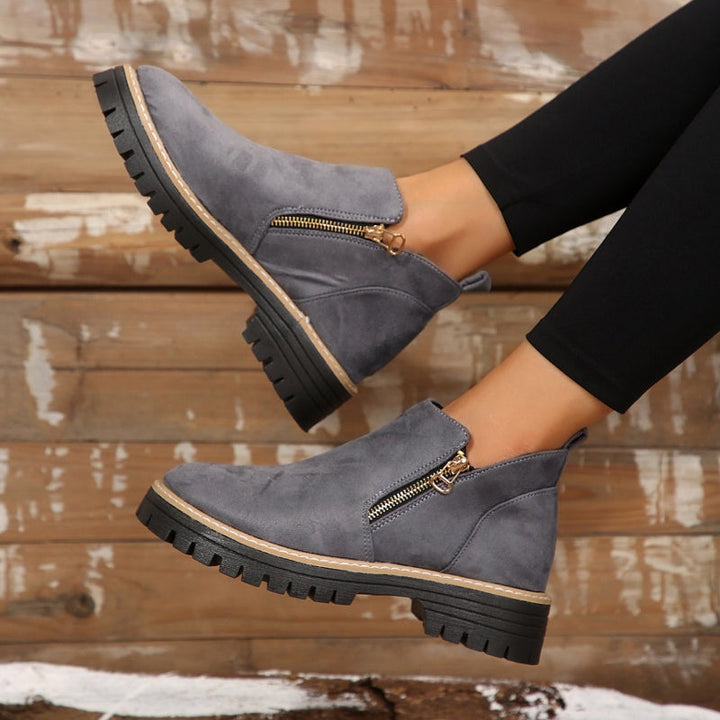 Liora | Women's Ankle Zip Boots