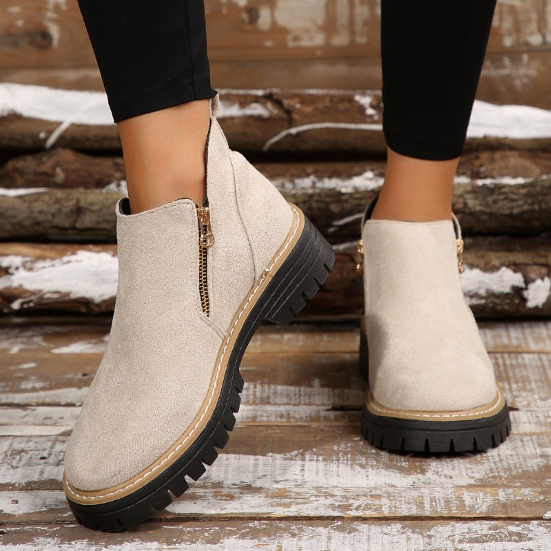 Liora | Women's Ankle Zip Boots