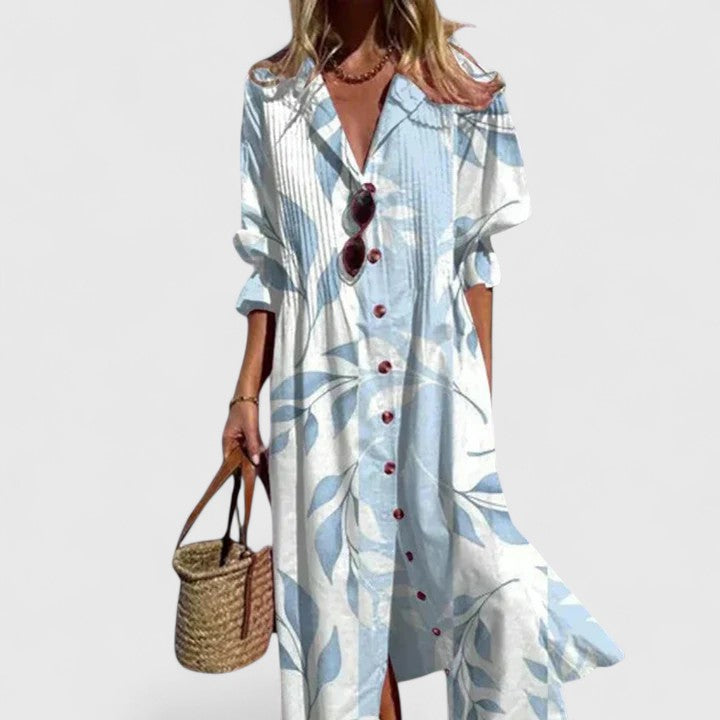 Susan | Women V-Neck Boho Maxi Dress