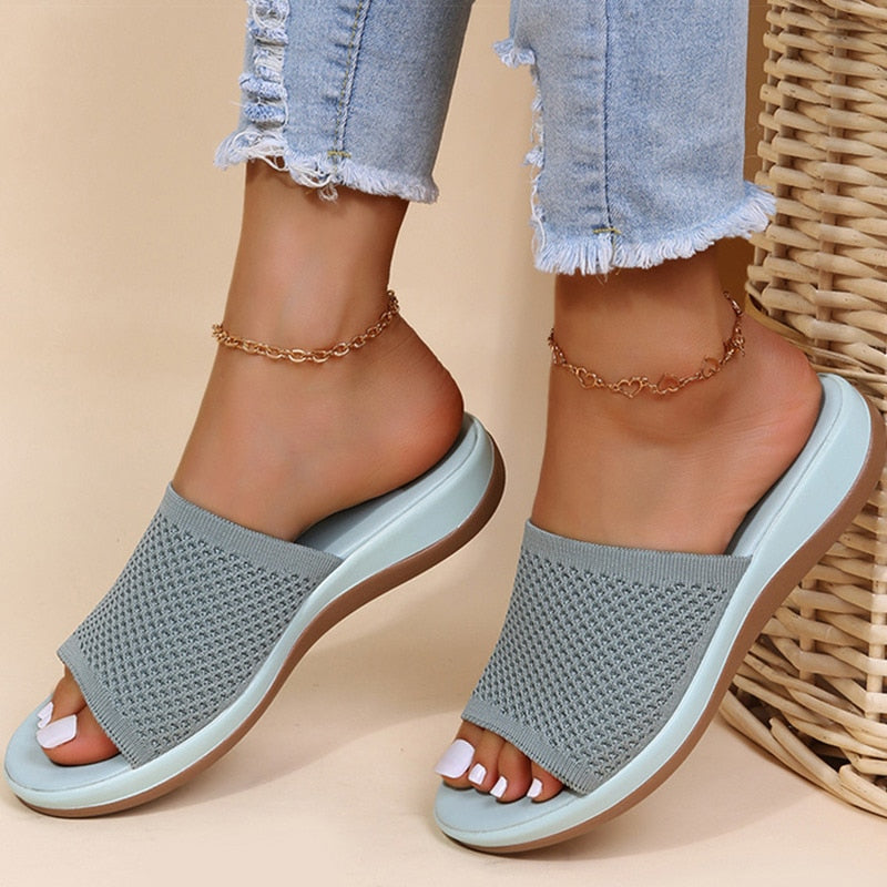 Marlowe | Women's Breathable Orthopedic Slide Slippers