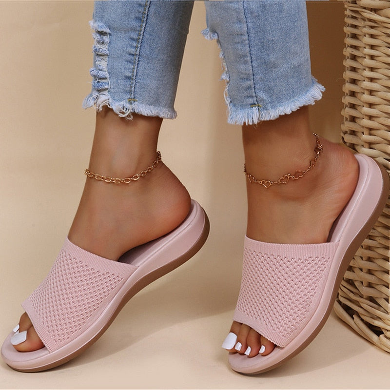 Marlowe | Women's Breathable Orthopedic Slide Slippers